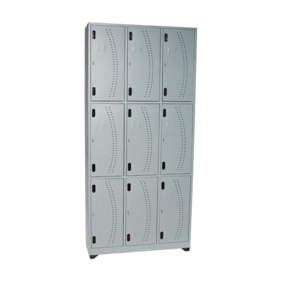 Locker metálicos de 9 puestos