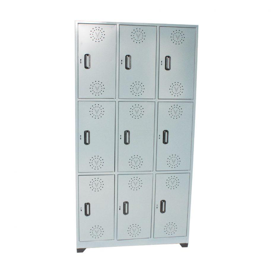 Locker metálicos de 9 puestos
