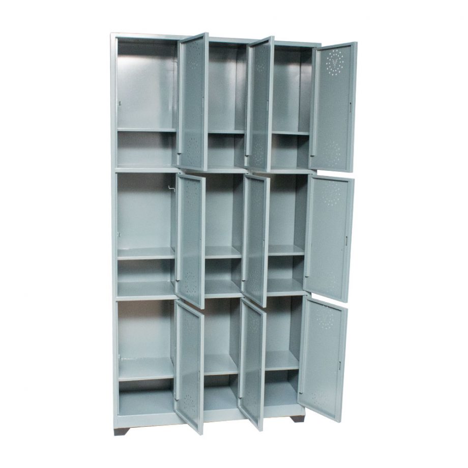 Locker metálicos de 9 puestos