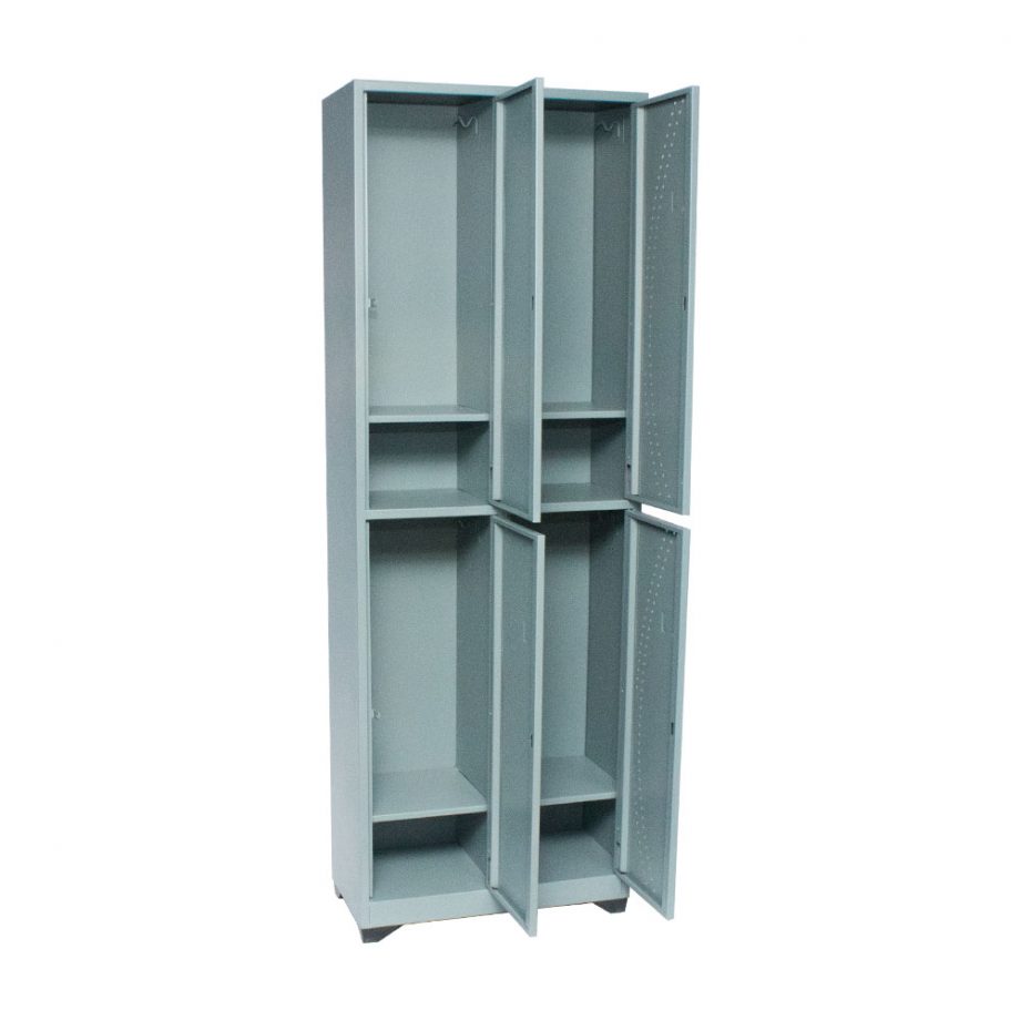 Locker metálicos de 4 puestos