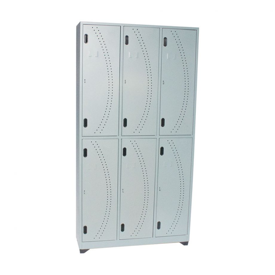 Locker metálicos de 6 puestos